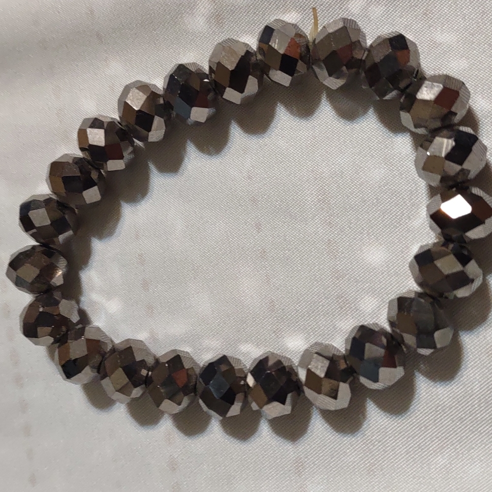 Silver sparkly bracelet